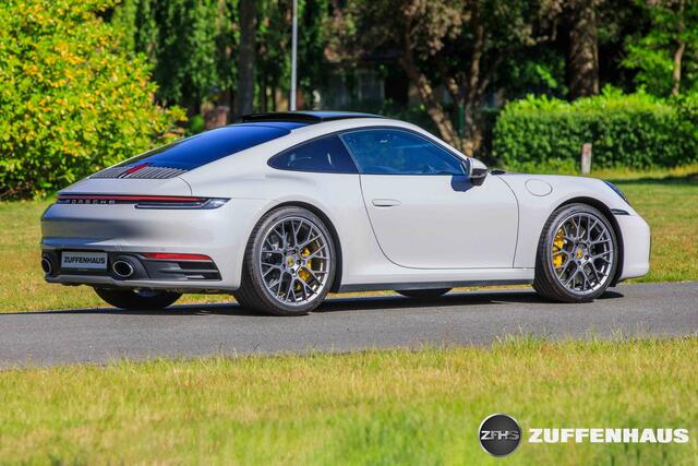 Porsche 911 3.0 Carrera 4S NL auto Full house PCCB Burmester Adapt stoel PPF Panoramadak achterasbesturing Matrix