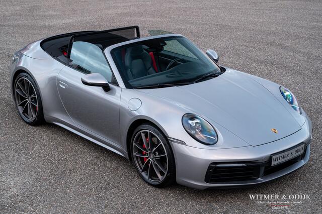 Porsche 911 Cabrio 3.0 Carrera S GT zilver, schakelb. sportuitlaat