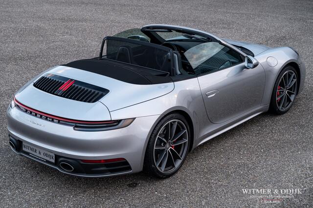 Porsche 911 Cabrio 3.0 Carrera S GT zilver, schakelb. sportuitlaat