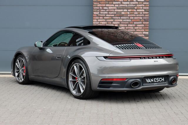 Porsche 992 911 3.0 Carrera 4S | 4-Wielbesturing | Panoramadak | Sport-Chrono | PASM | Burmester High-End | Surround Camera | Stoelventilatie- en verwarming | Night Vision |