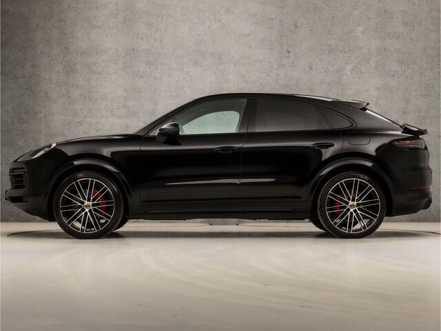 Porsche CAYENNE Coupé 3.0 E-Hybrid SportDesign 476Pk Automaat (PANORAMADAK, SPORTCHRONO PAKKET, ALCANTARA HEMEL, MEEGESPOTEN BUMPERS, LUCHTVERING, MEMORY SEATS, SFEERVERLICHTING, APPLE CARPLAY, BOSE AUDIO, 360 CAMERA, NIEUWSTAAT)
