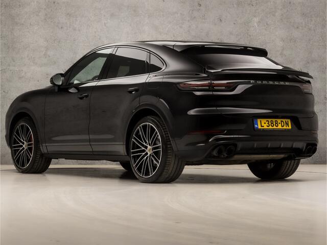Porsche CAYENNE Coupé 3.0 E-Hybrid SportDesign 476Pk Automaat (PANORAMADAK, SPORTCHRONO PAKKET, ALCANTARA HEMEL, MEEGESPOTEN BUMPERS, LUCHTVERING, MEMORY SEATS, SFEERVERLICHTING, APPLE CARPLAY, BOSE AUDIO, 360 CAMERA, NIEUWSTAAT)