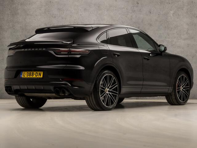 Porsche CAYENNE Coupé 3.0 E-Hybrid SportDesign 476Pk Automaat (PANORAMADAK, SPORTCHRONO PAKKET, ALCANTARA HEMEL, MEEGESPOTEN BUMPERS, LUCHTVERING, MEMORY SEATS, SFEERVERLICHTING, APPLE CARPLAY, BOSE AUDIO, 360 CAMERA, NIEUWSTAAT)