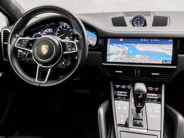 Porsche CAYENNE Coupé 3.0 E-Hybrid SportDesign 476Pk Automaat (PANORAMADAK, SPORTCHRONO PAKKET, ALCANTARA HEMEL, MEEGESPOTEN BUMPERS, LUCHTVERING, MEMORY SEATS, SFEERVERLICHTING, APPLE CARPLAY, BOSE AUDIO, 360 CAMERA, NIEUWSTAAT)