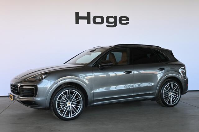 Porsche CAYENNE 3.0 E-Hybrid Panoramadak Adaptieve cruise Luchtvering Soft close 22" inch Org NL Inruil Mogelijk!
