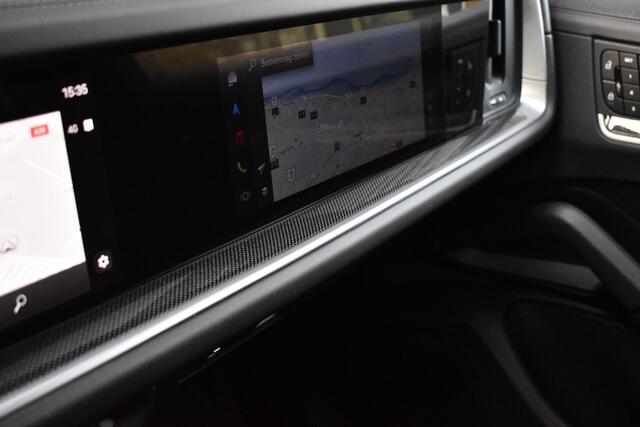 Porsche CAYENNE 3.0 E-Hybrid 470pk SportDesign | Pano | Bijrij. Display | Matrix | ACC | 22'' Wielen | Trekhaak | Achterasbest. | Bose |