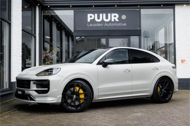 Porsche CAYENNE Coupé 4.0 Turbo E-Hybrid Cashmere Beige Techart - Passenger Display - Trekhaak