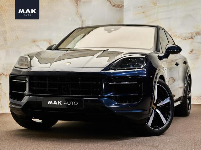 Porsche CAYENNE Coupé 3.0 E-Hybrid, Burmester, Exclusive Manufaktur, SportDesign, 4W-best, luchtv., memory, bijrijdersdisplay, matrix-LED, tr.haak, 22", ACC, HUD, NP178k