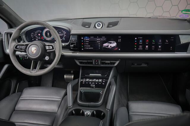 Porsche CAYENNE 4.0 Turbo E-Hybrid | TECHART | ADAPTIVE CRUISE | STOELVERKOELING & VERWARMING | TREKHAAK | PASSENGER DISPLAY | HEAD UP | BURMESTER | ACHTERASBESTURING |