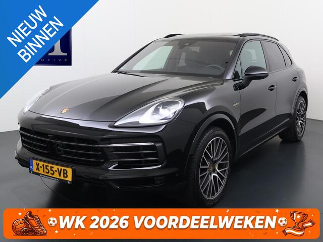 Porsche CAYENNE 3.0 E-Hybrid Platinum Edition VAN: 77.900,- VOOR: 72.440,- UW WKVOORDEEL: 5.460,- | MEM. SEATS | Luchtvering | pano | stoelverwarming + verkoeling | 360 camera | Bose | sportchrono | mega knappe auto! | incl 12 mnd Bovag garantie |