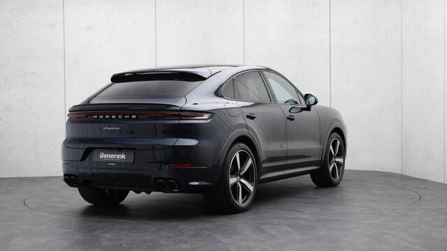 Porsche CAYENNE Coupé 3.0 E-Hybrid SportDesign | Burmester 3D | Head-up | Sportuitlaat | Bijrijdersdisplay | Trekhaak | Achterasbesturing | HD Matrix | Panoramadak