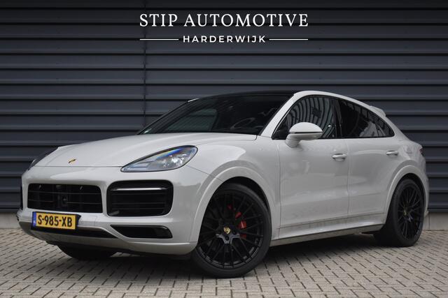 Porsche CAYENNE Coupé 3.0 E-Hybrid Platinum Edition SportDesign *Krijt* | Sportuitlaat | ACC | Trekhaak | Ventilatie | Achterasbesturing | Bose | Head-Up | 22'' Wielen |