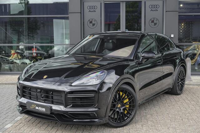 Porsche CAYENNE Coupé 4.0 V8 Turbo S 680pk E-Hybrid Panoramadak *SOH 89%* Keramisch *BTW* Massage Trekhaak Stoelkoeling Luchtvering