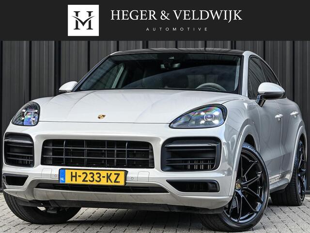 Porsche CAYENNE Coupé 3.0 E-Hybrid | Sport Design | NL-Auto | Carbon Dak | Alcantara Hemel | Carbon Interieur | Luchtvering | Camera | Stuur- Stoelverwarming | Memory Seat | Soft Close | HIFI | Trekhaak |