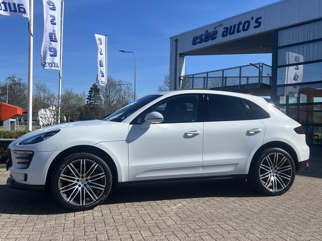 Porsche MACAN 2.0 Navi Panoramadak Elek Sportstoelen Bose Leder 21 Inch Turbo Velgen Led Getint Glas NL Auto Wit metallic