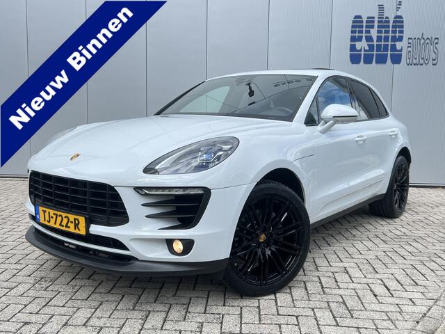 Porsche MACAN 2.0 Panoramadak Elek Sportstoelen Bose Audio Leder 21 Inch Black Turbo Velgen Navigatie Led Getint Glas NL Auto Wit metallic