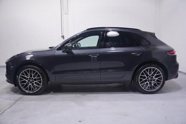 Porsche MACAN 3.0 S S 3.0 354PK ACC standkachel sportstoelen electrisch bedienbaar met memo camera Apple-carplay luchtvering trekhaak electrisch wegklapbaar sportuitlaat 21"-LMV DAB LED stoel verwarming/ventilatie schakelflippers aan het stuur