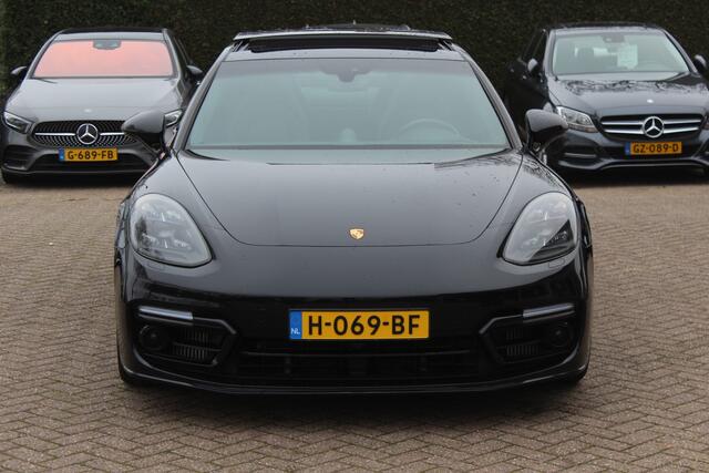 Porsche PANAMERA 2.9 4 E-Hybrid / Panoramadak / 360Camera / Achterasbesturing / 21'' / Matrix LED / Sportdesign / Sportchrono / Carbon / Bose / Stoelventilatie / Keyless / DAB / Dodehoek / ACC / Stuurverwarming
