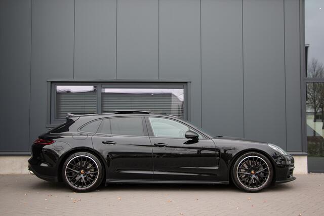 Porsche PANAMERA Sport Turismo 2.9 4 E-Hybrid 462PK | ACC | Pano | Bose | Lane Assist | Memory | Camera | 21 inch | Stoelverwarming | Apple Carplay | Led | Lederpack | Luchtvering | Alarm | Sport Chrono | N.P ¤127.459,-
