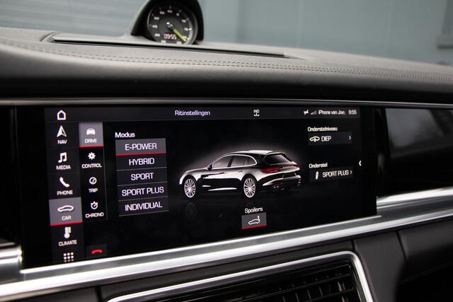 Porsche PANAMERA Sport Turismo 2.9 4 E-Hybrid 462PK | ACC | Pano | Bose | Lane Assist | Memory | Camera | 21 inch | Stoelverwarming | Apple Carplay | Led | Lederpack | Luchtvering | Alarm | Sport Chrono | N.P ¤127.459,-