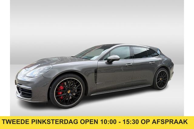 Porsche PANAMERA Sport Turismo 2.9 4 E-Hybrid / Panoramadak / 360Camera / Achterasbesturing / 21'' / Sportdesign + Chrono / Bose / Sportuitlaat / Luxe Leder / DAB / Stuurverwarming / Stoelverwarming 4x / Navigatie / DAB / Cruise Control