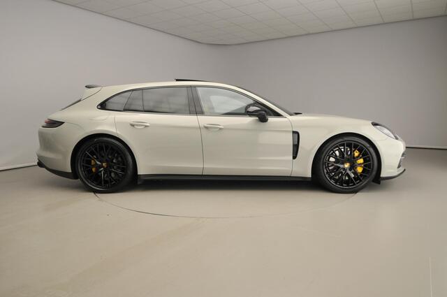 Porsche PANAMERA Sport Turismo 2.9 4 E-Hybrid | Sport Chrono | PDLS+ | Panoramadak | 360 cam | 21" 911 Turbo | Krijt ( gewrapt )