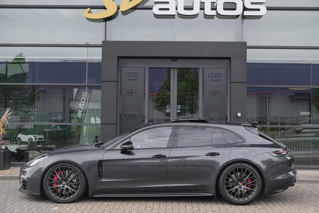 Porsche PANAMERA Sport Turismo GTS 4.0 V8 460PK SportDesign Pano Sport Chrono Carbon Alcantara 18-weg Sportstoelen Sportuitlaat Luchtvering