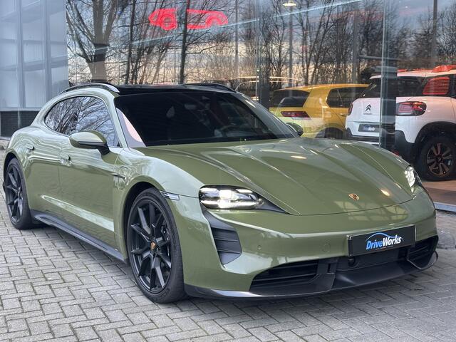 Porsche Taycan Taycan GTS Sport Turismo | HUD | Race-tex | Carbon | 21" | PDCC | Chrono | Pano | Interesse in een bezichtiging of proefrit, bel of app met 06-24282842