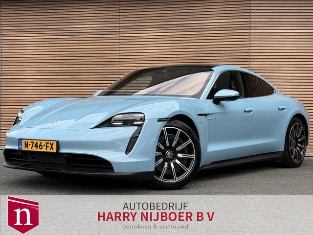 Porsche Taycan 4S Performance 93 kWh 490Pk! Panodak / Luchtvering / Sport Chrono / Bose / Leer / PPF Front / Dealer onderhouden