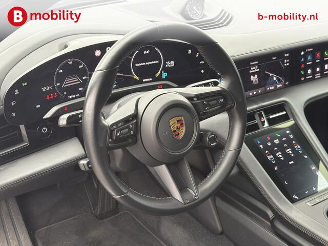 Porsche Taycan 4S Performance 84 kWh Sport Chrono Panoramadak | Adaptive Cruise Control | 360 Camera | Luchtvering | BOSE Sound System | Stoelverwarming | DAB |