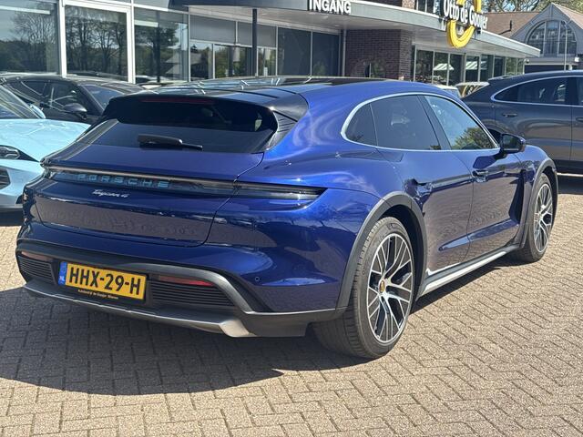 Porsche Taycan Cross Turismo 93 kWh / SOH 93,7% / Panoramadak / 360Camera / Luchtvering / Sportchrono / 20'' / Warmtepomp / Stoelverwarming 4x / DAB / CarPlay / Cruise Control