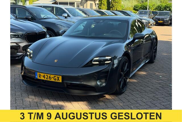 Porsche Taycan GTS 93 kWh / SoH 91,6% / Panoramadak / 360Camera / Head-up / Passenger Display / Achterasbesturing / Keyless / Bose / 21'' / Luchtvering / Sportdesign+Chrono / Matrix LED / Carbon intr. / Innodrive