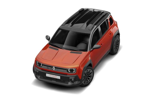 Renault 4 Iconic "plein sud(TM)" | Achteruitrijcamera | Elektrisch te openen canvas dak "plein sud(TM)" | Elektrisch verwarmbare voorstoelen