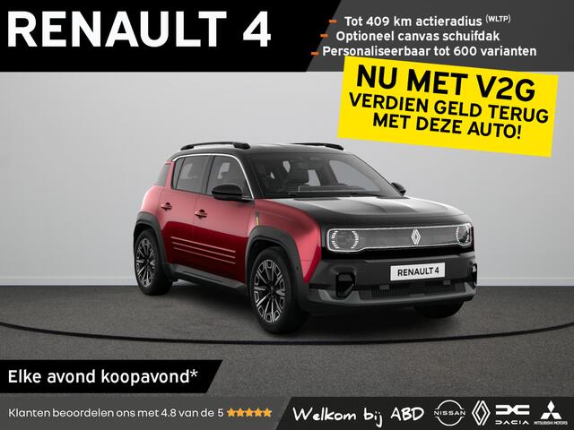 Renault 4 Iconic Comfort range | Achteruitrijcamera | Elektrisch verwarmbare voorstoelen | Elektronisch geregelde airconditioning