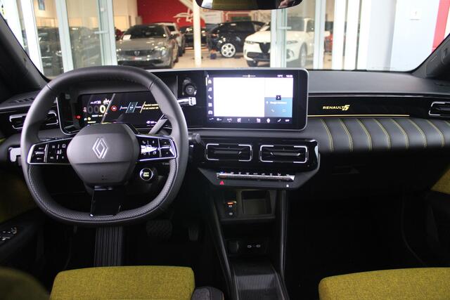 Renault 5 150PK COMFORT RANGE ICONIC CINQ 52 kWh **NIEUW** | NAVIGATIE SYSTEEM MET GOOGLE INTERGRATIE | HARMAN KARDON PREMIUM AUDIO | FULL LED KOPLAMPEN MET MICRO-OPTICS EN FRANSE VLAG | 10"R-LINK MULTIMEDIA | 18"GRONO LICHTMETALEN VELGEN | TWO-TONE CAROSSERIE KLEU