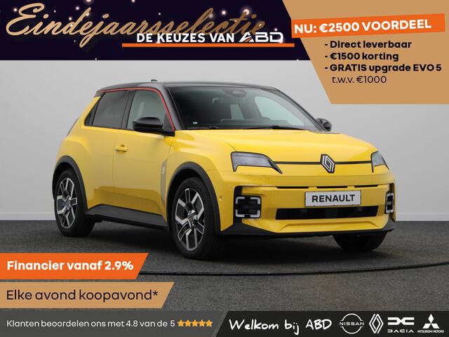 Renault 5 Techno Comfort range | Achteruitrijcamera | ISOFIX-bevestigingssysteem voor kinderzitjes op passagiersstoel en op de twee buitenste zitplaatsen achter | LED-dagrijverlichting met specifiek vormgegeven lichtsignatuur