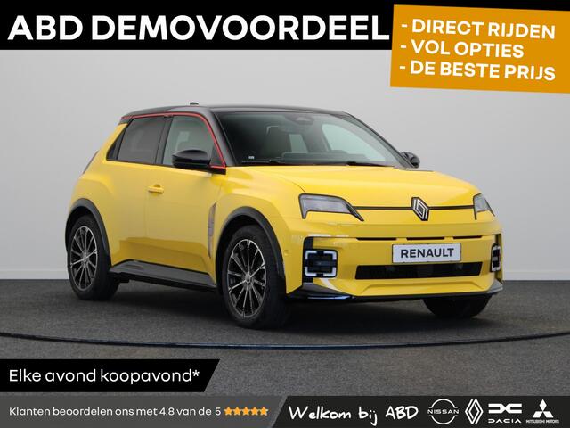 Renault 5 comfort range iconic cinq 52 kWh | Vijf jaar garantie | Stoel- en stuurwielverwarming | Blind spot warning |