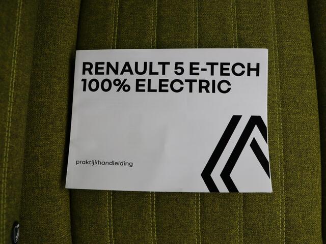 Renault 5 urban range iconic cinq 40 kWh | Vijf jaar garantie | Blind spot warning | Stoel- en stuurwielverwarming |