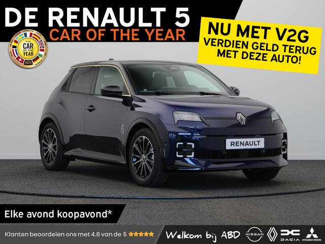 Renault 5 Iconic cinq Comfort range | Achteruitrijcamera | Elektrisch verwarmbare voorstoelen | ISOFIX-bevestigingssysteem voor kinderzitjes op passagiersstoel en op de twee buitenste zitplaatsen achter