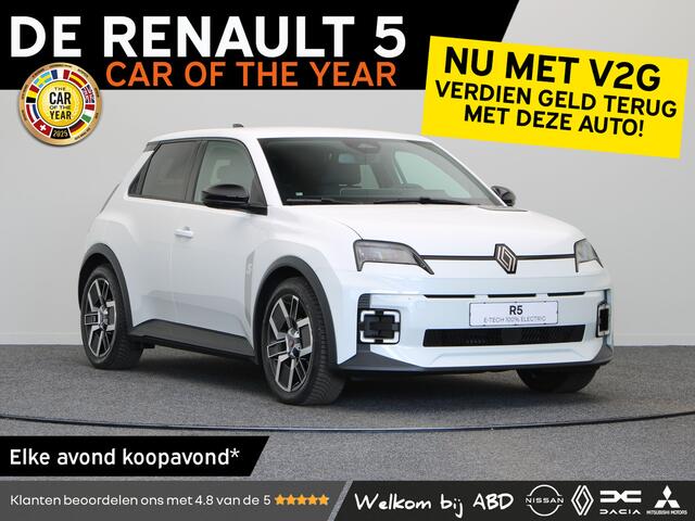 Renault 5 Techno Comfort range | Achteruitrijcamera | ISOFIX-bevestigingssysteem voor kinderzitjes op passagiersstoel en op de twee buitenste zitplaatsen achter | LED-dagrijverlichting met specifiek vormgegeven lichtsignatuur