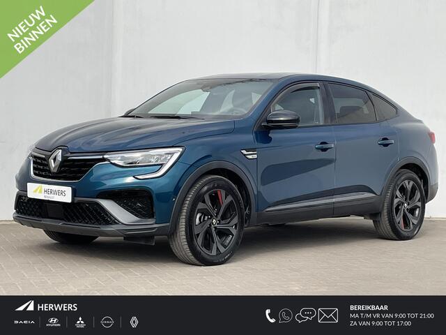 Renault Arkana 1.6 E-Tech Hybrid 145 R.S. Line / Adaptieve Cruise Control / Stuur- en stoelverwarming / Apple Carplay Android / Achteruitrij camera / Navi groot scherm / Leder