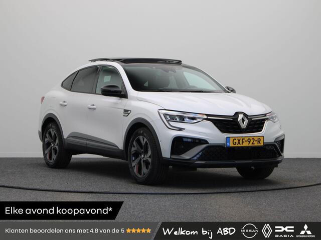 Renault Arkana E-Tech Hybrid 145pk R.S. Line | Schuif- kanteldak | Trekhaak | Stoel- en stuurverwarming | Adaptieve cruisecontrol | Camera's rondom | Elektrisch verstelbare stoelen |