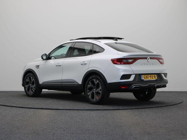 Renault Arkana E-Tech Hybrid 145pk R.S. Line | Schuif- kanteldak | Trekhaak | Stoel- en stuurverwarming | Adaptieve cruisecontrol | Camera's rondom | Elektrisch verstelbare stoelen |