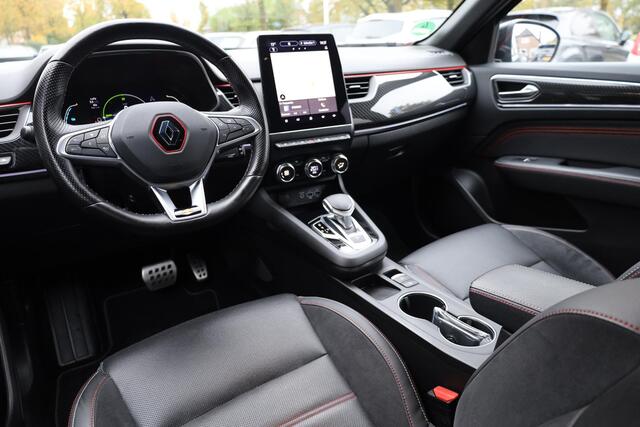 Renault Arkana 1.6 E-Tech Hybrid 145 R.S. Line DEALERONDH. LEER/ALCANTARA STUUR+STOELVERW. TREKHAAK CARPLAY CAMERA CARBON ADAPTIVE-CRUISE LANE-ASSIST DAB NAP 2XPDC 19''LMV
