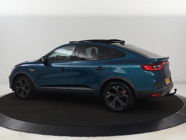 Renault Arkana 1.6 E-Tech Hybrid 145 R.S. Line | Panoramadak | Trekhaak | 360 Camera | Adaptive cruise | Stoelverwarming | Leder/Alcantara | Keyless | Full LED | Carplay | Park Assist | Stuurverwarming