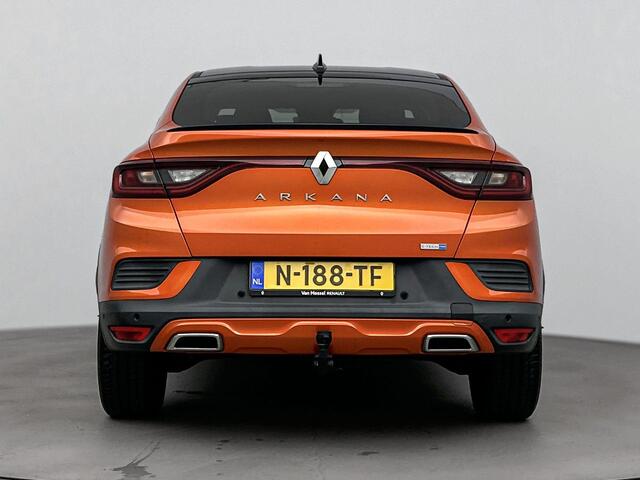 Renault Arkana 1.6 E-Tech Hybrid 145Pk R.S. Line | Navigatie | Bose Geluidssysteem | Climate Control | Cruise Control Adaptief | Apple Carplay/Android Auto | Trekhaak Wegklapbaar | Parkeersensoren incl. Camera | Stoel-en Stuurwielverwarming |