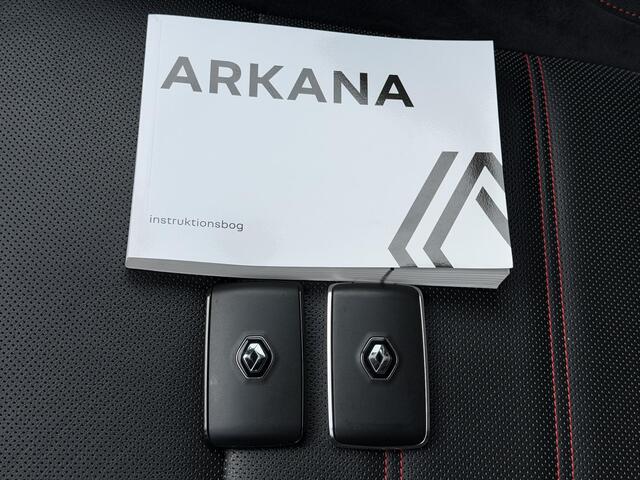 Renault Arkana 1.6 E-Tech Hybrid 145 R.S. Line / Adaptieve Cruise / Lederen Bekleding / 100 % Onderhouden / Camera / Stoel & Stuur Verwarming / Elektr. Stoelen / Dodehoek Detectie / Apple Carplay & Android Auto /