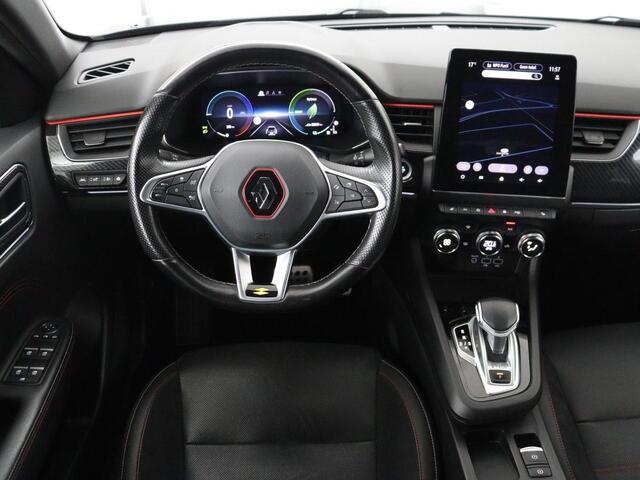 Renault Arkana 1.6 E-Tech Hybrid 145 R.S. Line | Leder/Alcantara | Trekhaak | Stoelverwarming | Adaptive cruise | Camera | Carplay | Keyless | Park Assist | Full LED | Navigatie | Stuurverwarming