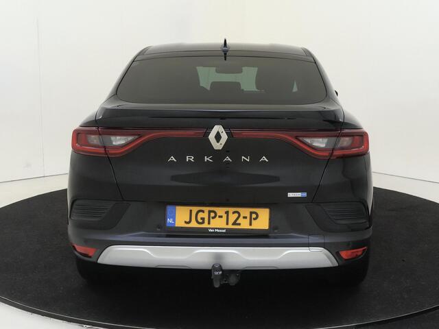 Renault Arkana 1.6 E-Tech Hybrid 145 PK | Apple Carplay/Android | cruise control adaptief | dodehoek detectie | electronic climate control | LED koplampen | lederen bekleding | lichtmetalen velgen 18" | navigatiesysteem | voorstoelen verwarmd |