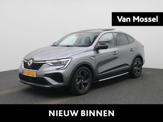 Renault Arkana 1.6 E-Tech Hybrid 145 R.S. Line | Glazen Schuif-/Kanteldak | Side-Steps | Lederen Bekleding | Adaptieve Cruise Control | Stoel- & Stuurwielverwarming | Camera | Blind Spot Warning | PDC Rondom | Elektrisch Verstelbare Stoelen | Keyless | LED Pure Vision |